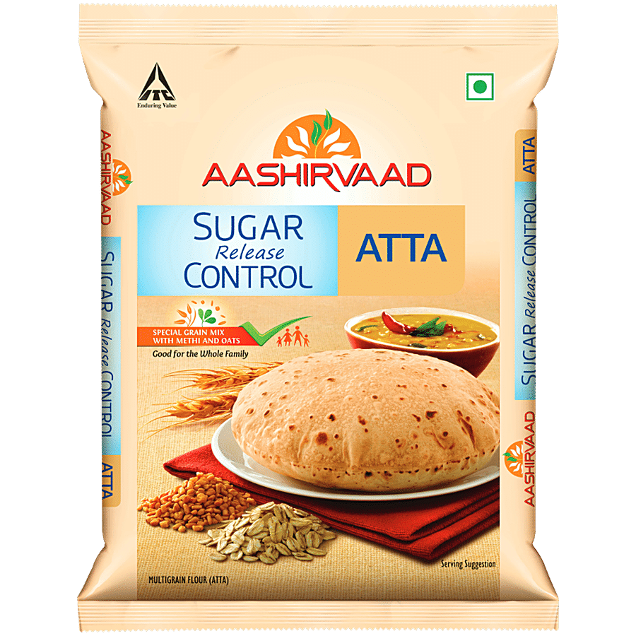 Aashirvaad Sugar Release Control Atta, Low Gi Atta, 5Kg Pack