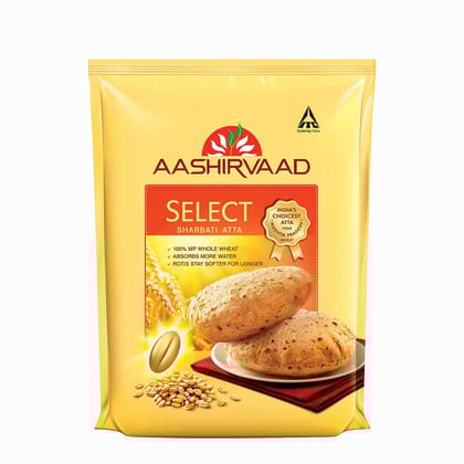 Aashirvaad Select Sharbati Atta, 1Kg Aashirvaad Select Sharbati Atta, 1Kg