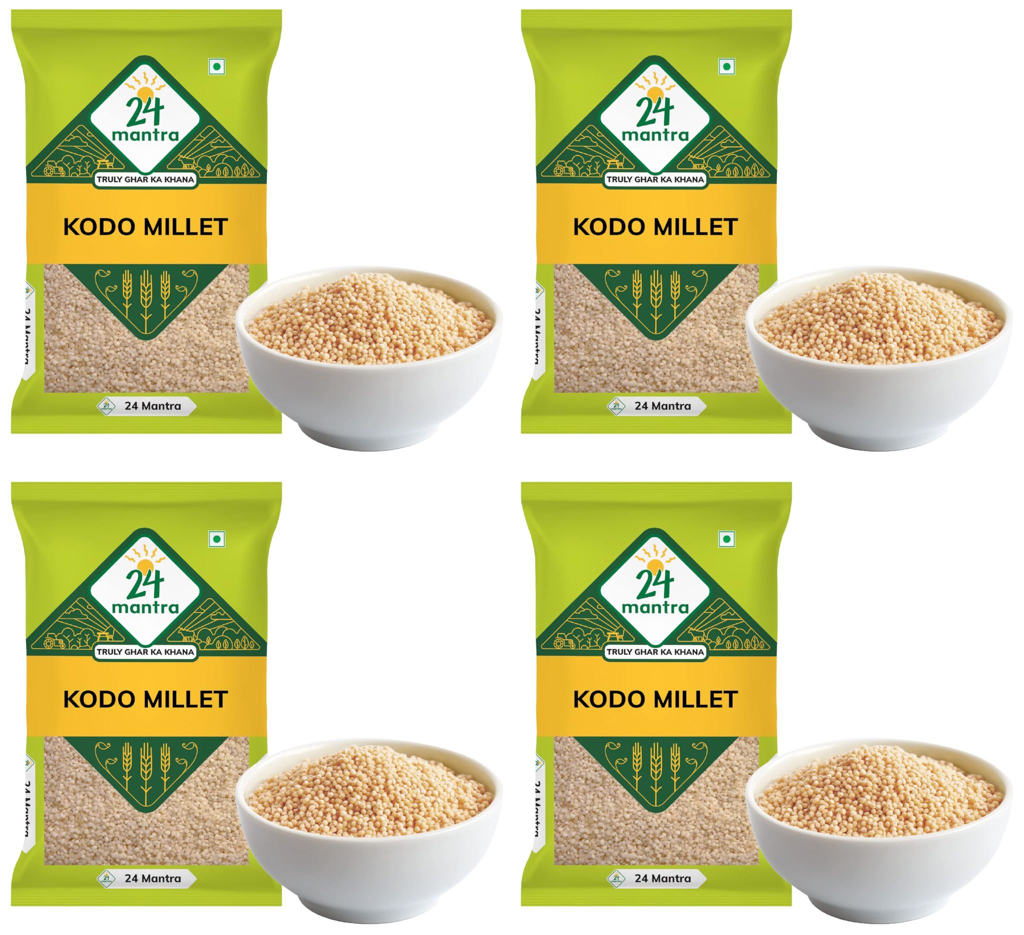 24 Mantra Organic Products Parboiled Kodo Millet, Ancient Grains, 500G