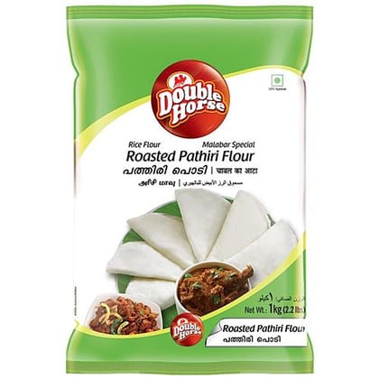 Double Horse Flour, Pathiri Rice, 1000 G Pouch