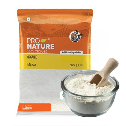 Pro Nature Organic Flour, Maida, 500G