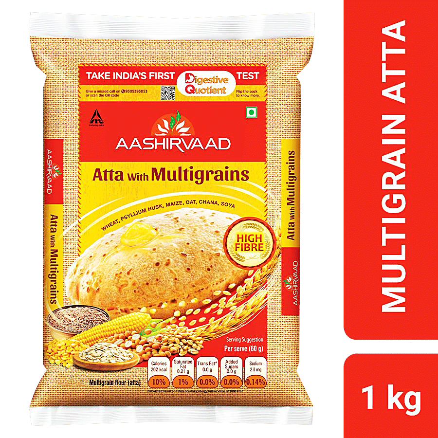 Aashirvaad Atta/Godihittu, Multigrains, 1 Kg