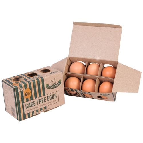 Upf The Good Eggs Cage Free Eggs, 6 Pcs