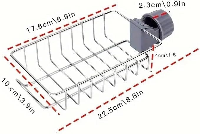 soap Holder for Kitchen Sink soap Holder Stainless Steel Faucet Rack for Kitchen Sink Stand Sponge Holder for Kitchen Sink Dish soap Holder for Kitchen Sink Rack for Kitchen soap Holder Sink