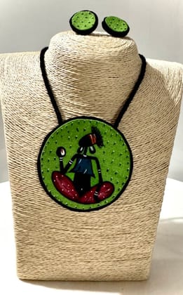 Glamvila Hand-painted Fabric Jewellery