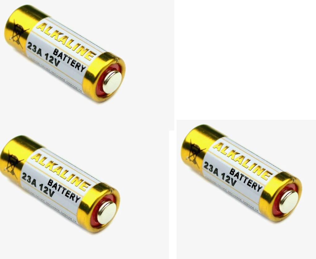 OSTRONE-23A 12V 3AE, GP23A, V23GA, LRV08, 8LR932, 8LR23, High Voltage Alkaline Batteries Cell for Car Remote Toys Remotes Doorbells- Pack of 03