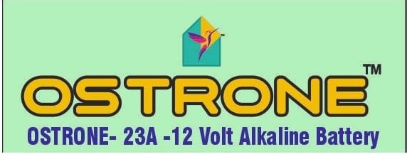 OSTRONE-23A 12V 3AE, GP23A, V23GA, LRV08, 8LR932, 8LR23, High Voltage Alkaline Batteries Cell for Car Remote Toys Remotes Doorbells- Pack of 03