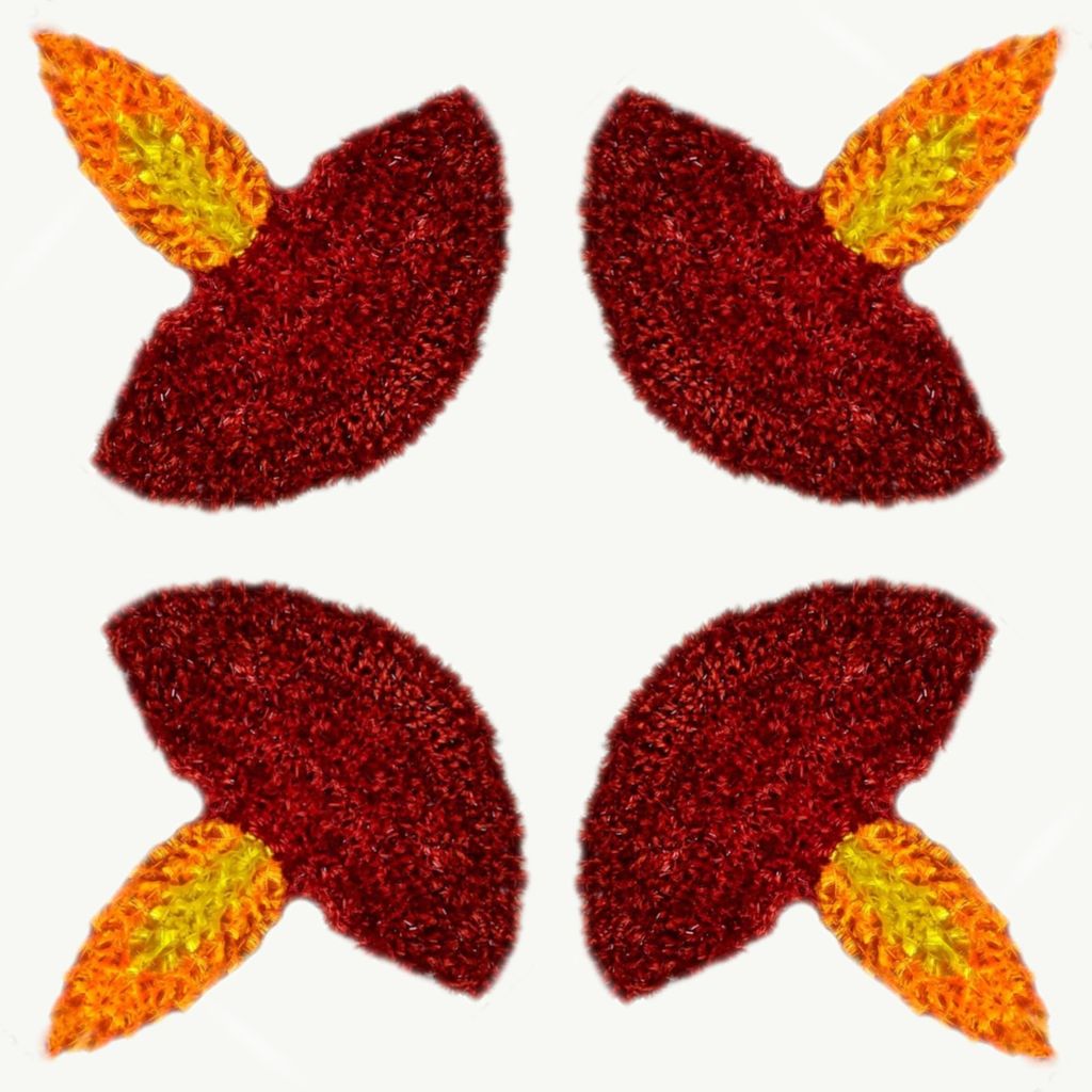 The Brown Box Rangoli mat (Diya Design),Set of 4,Rangoli Stencils,Rangoli Stickers,Diwali Decoration Items,Pongal Rangoli,Ganpati Decor - Party and Festive Needs | Buy online on ZillyBuy