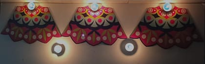 The Brown Box-Readymade Rangoli for Floor, Big Size Rangoli,Artificial Rangoli,MDF Rangoli,Rangoli mat