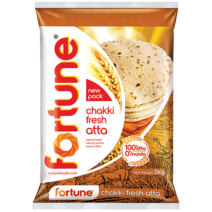 Fortune Chakki Fresh Atta, 5Kg