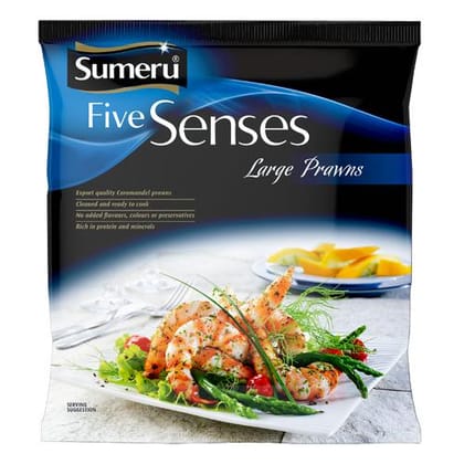Sumeru Large Prawns, 250 G Pouch