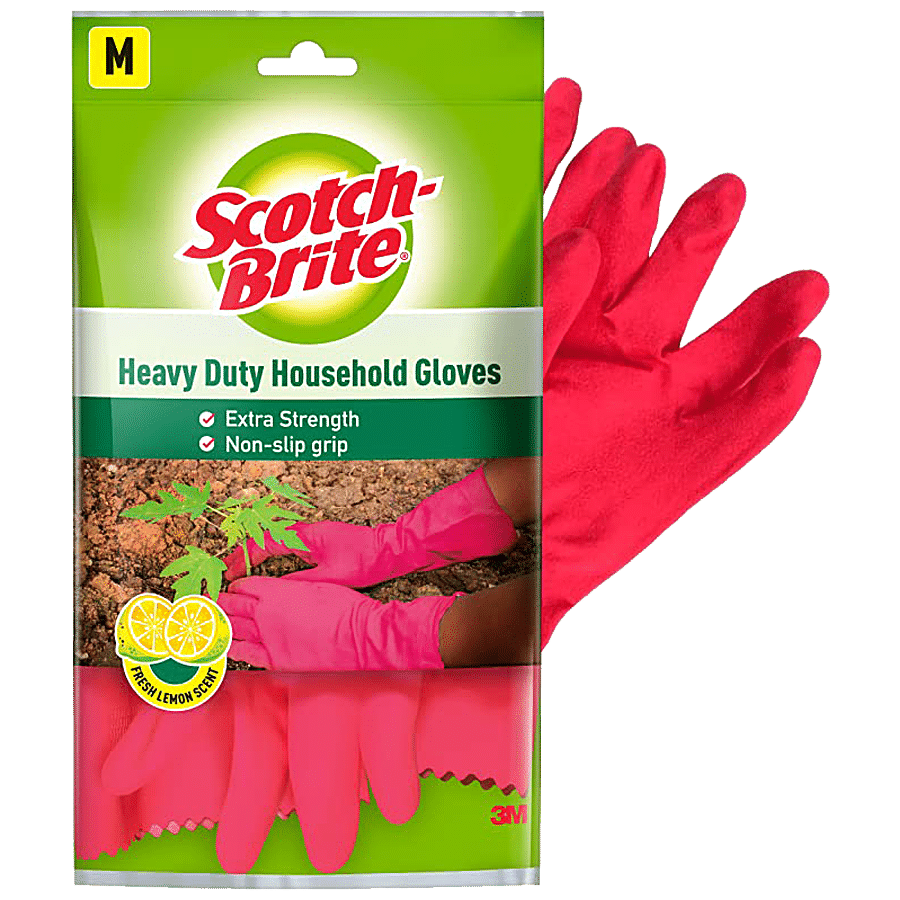 Scotch-Brite Heavy Duty Gloves, Medium, 1 Pc