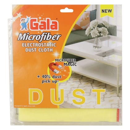 Gala Microfiber Dust Cloth (Yellow, Set Of 1)