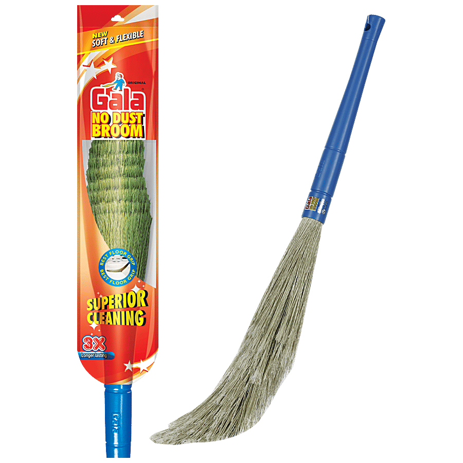Gala No Dust Broom, 3X Longlasting, 1 Pc Pouch