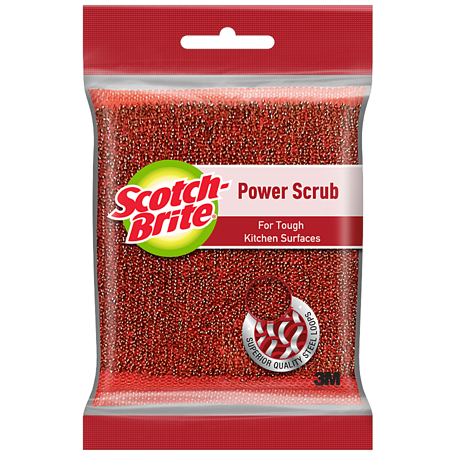 Scotch brite Power Scrub, scrubber for super clean kitchen surfaces