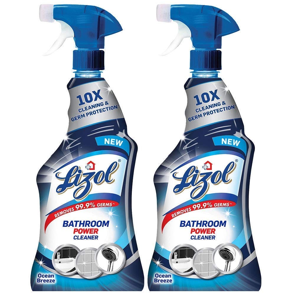 Lizol Disinfectant Multi, Purpose Power Cleaner Liquid Spray, Works On Multiple Surfaces Like Fans, Windows, 450Ml