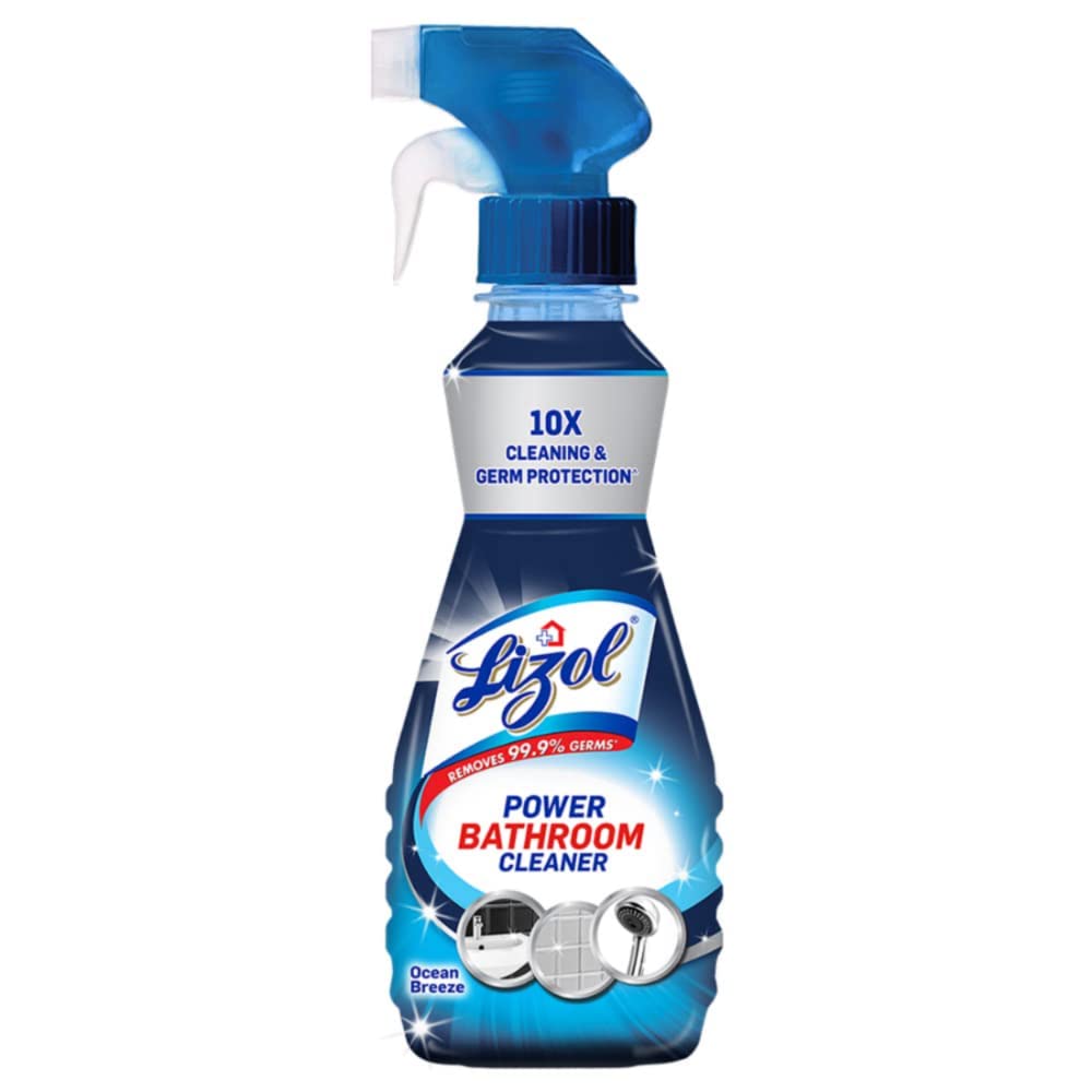 Lizol Bathroom Cleaner Spray, Limescale Remover Suitable For Tap, Shower, Sink & Bathroom Tiles, 250 Ml