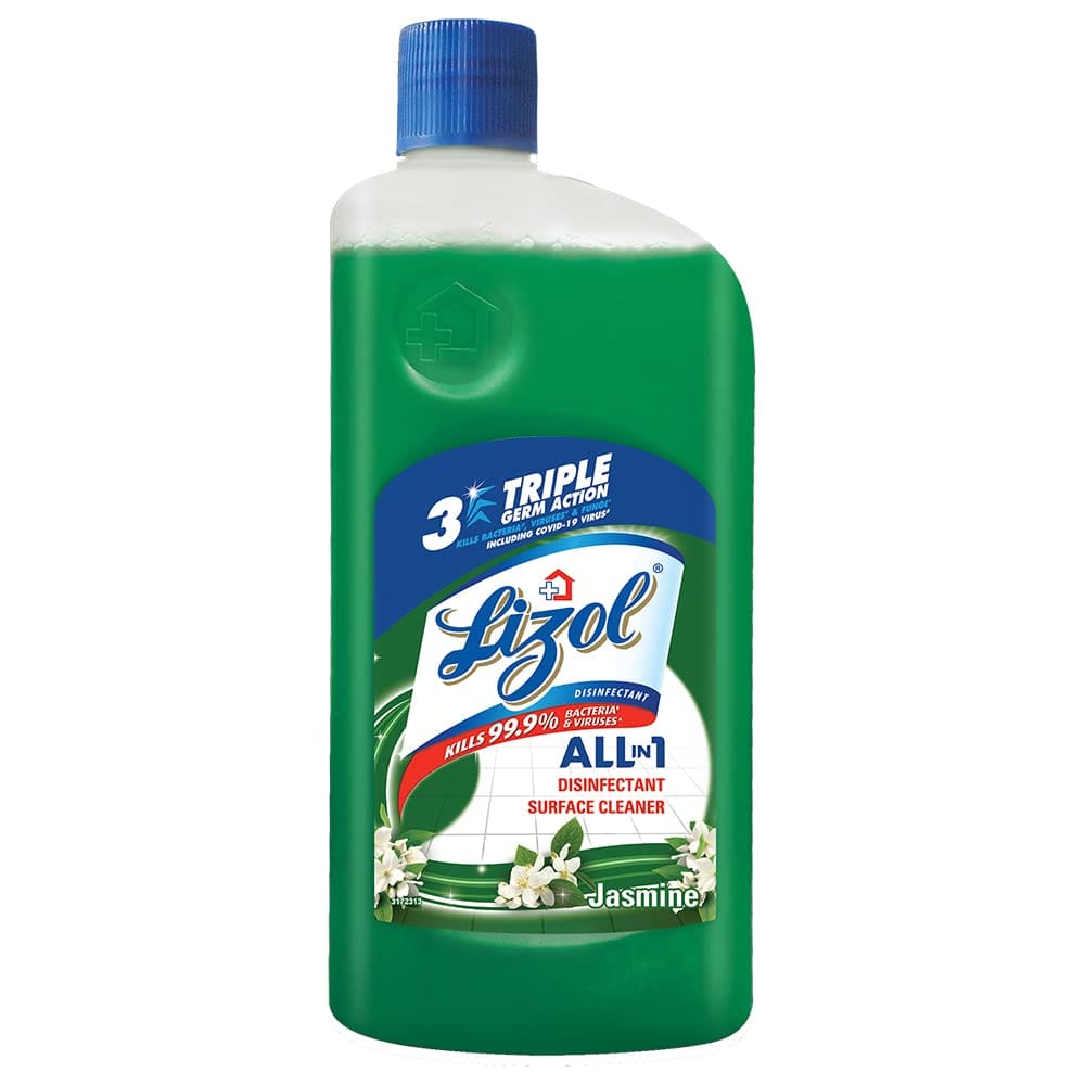 Lizol Disinfectant Surface & Floor Cleaner Liquid, Jasmine, 1 Litre