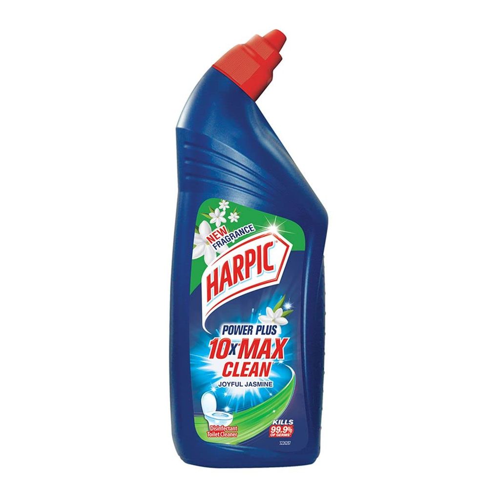 Harpic Disinfectant Toilet Cleaner Liquid, Jasmine, Suitable For Toilet Bowls, Refreshingly Fragrant, 1 Litre