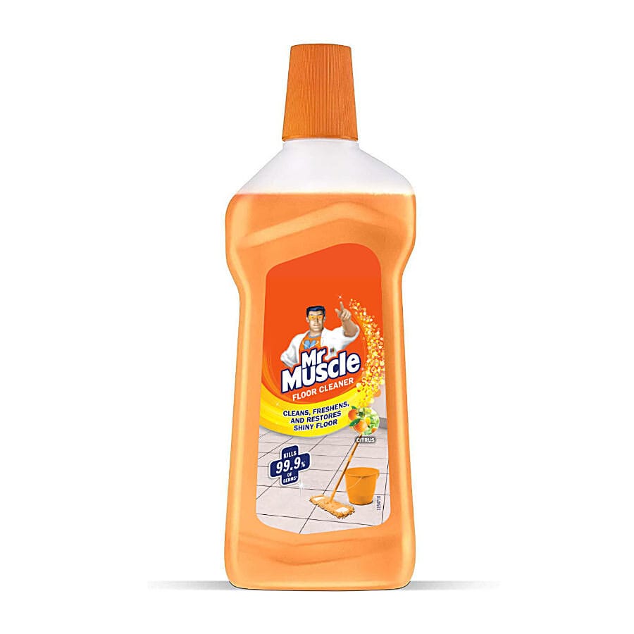 Mr. Muscle Floor Cleaner Liquid, Citrus, 500 Ml Bottle