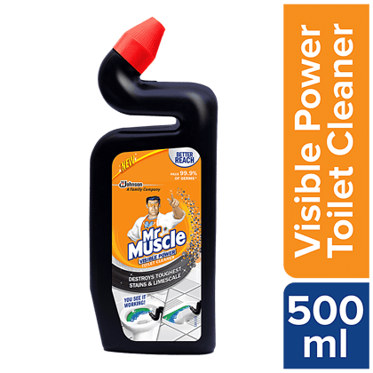 Mr Muscle Visible Power Toilet Cleaner, 500 Ml