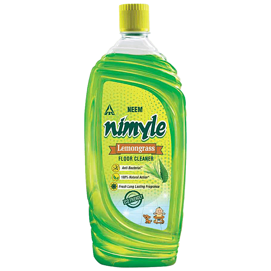 Nimyle Floor Cleaner, Lemongrass, With Power Of Neem, 975 Ml