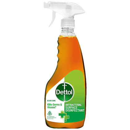 Dettol Antibacterial Surface Liquid Disinfectant Cleaner, Multipurpose, Kills Germs, 500 Ml Spray