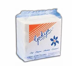Godya Origami Paper Napkin, 30 X Cm 100 Serviettes Per Pack
