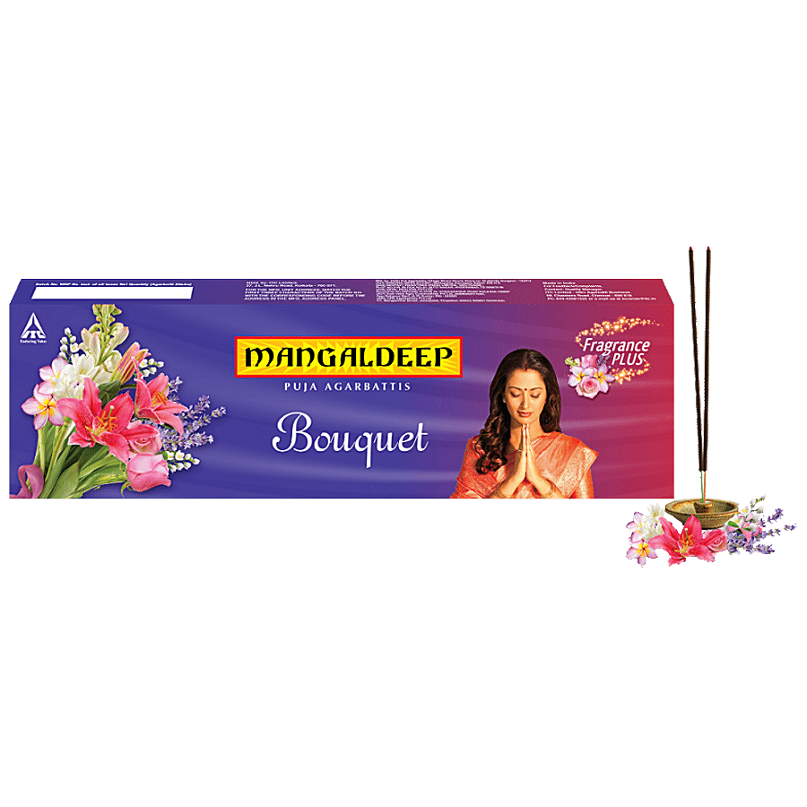 Mangaldeep Bouquet Agarbatti, 76 Sticks Carton