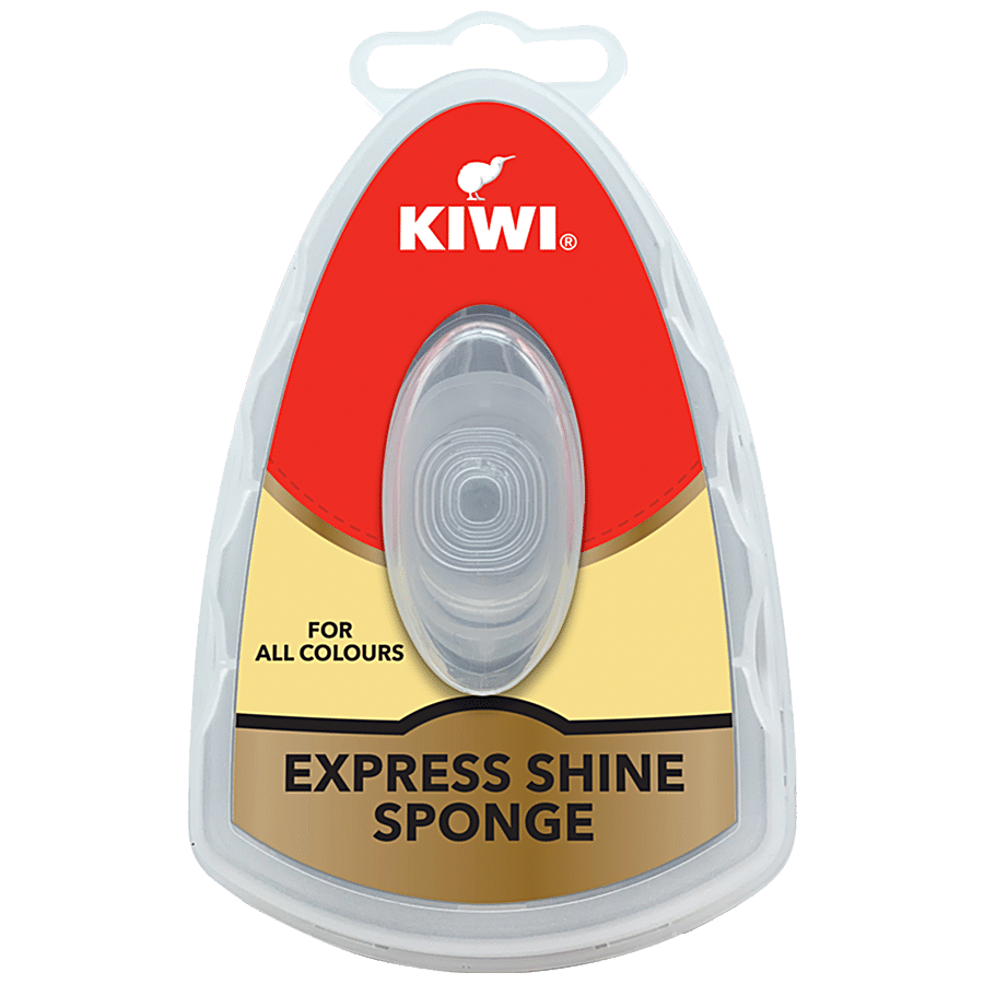 Kiwi Express Shine Sponge, For All Colours, 5 Ml