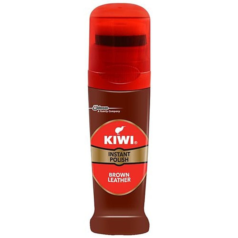 Kiwi Instant Polish, Brown Leather, 75 Ml