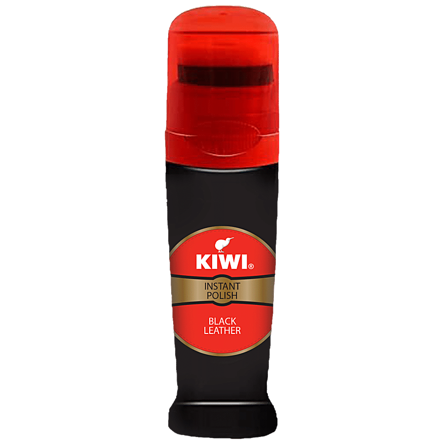 Kiwi Instant Polish, Black Leather, 75 Ml