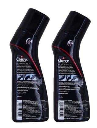 Cherry Blossom Liquid Polish Black, 75 Ml (Pack Of 2)