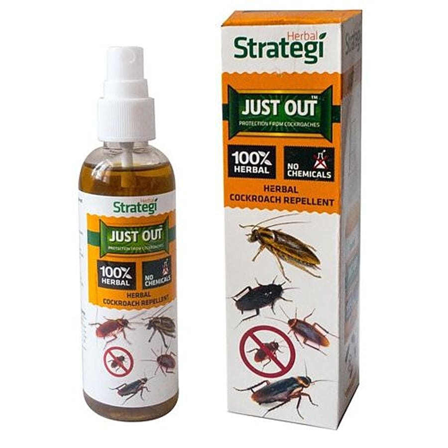 Herbal Strategi Just Out Cockroach Repellent, 100 Ml