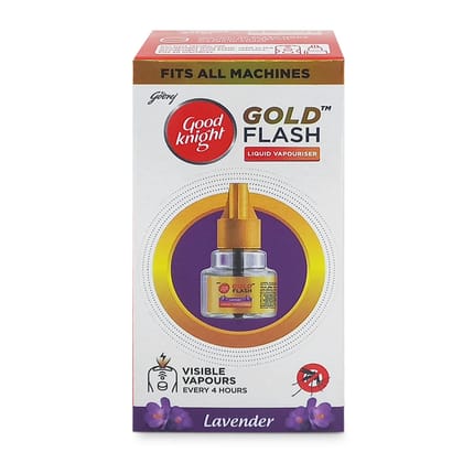 Good Knight Gold Flash Lavender Refill, 45Ml