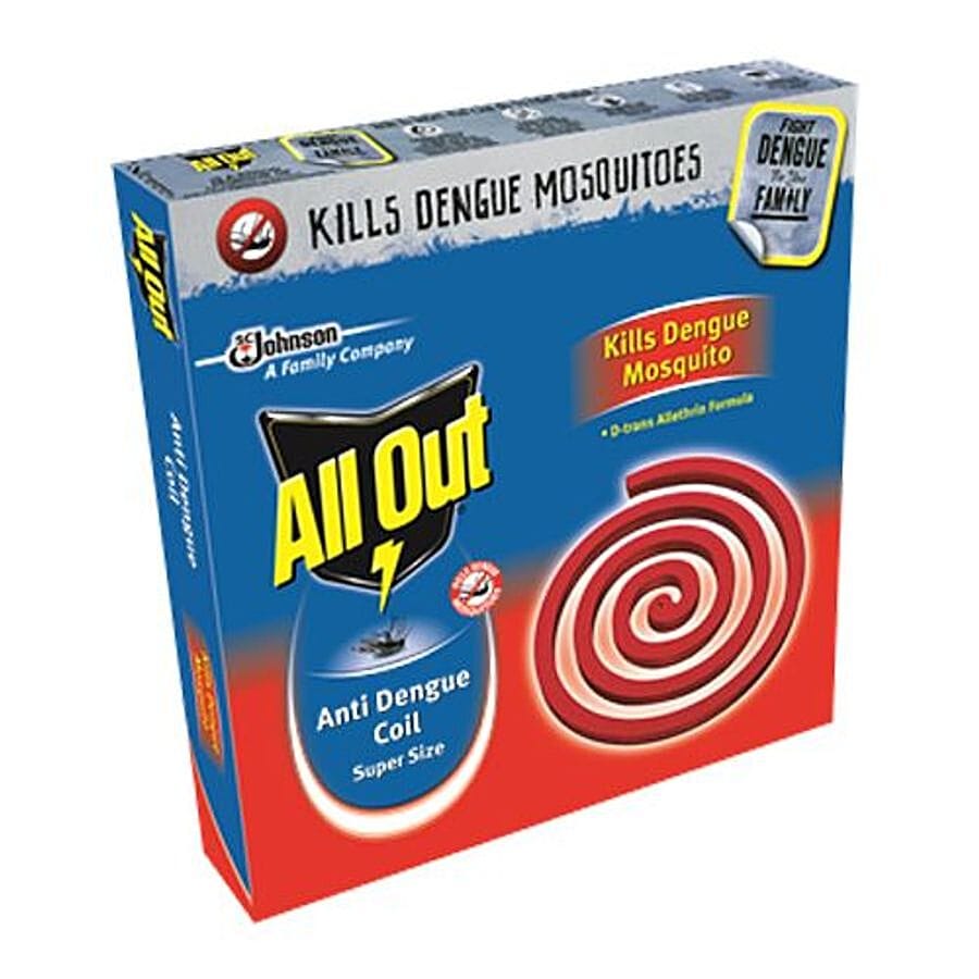 All Out Anti Dengue Coil, 10 Pcs
