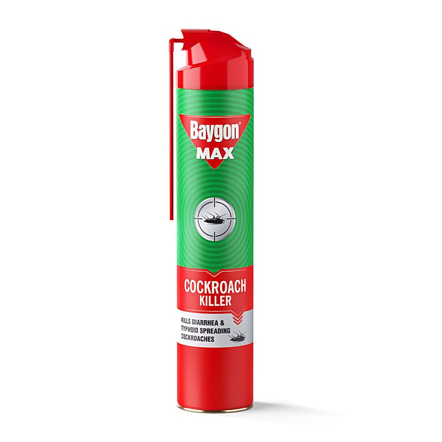 Baygon Max Cockroach Killer Spray, Deep Reach Maxi Wand, 625 Ml