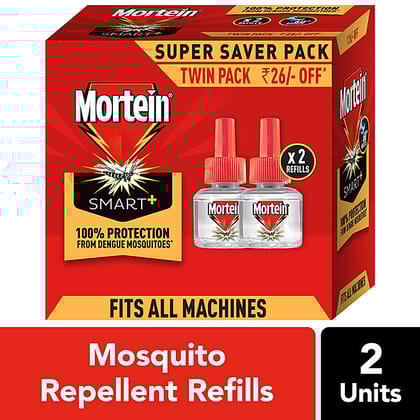 Mortein Smartplus Mosquito Repellent Liquid Refill, 45 Ml (Pack Of 2)