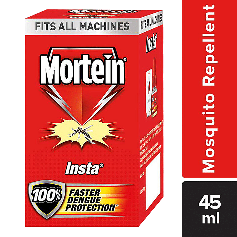 Mortein Insta5 Mosquito Repellent Liquid Refill - Fits All Machines - 45 Ml