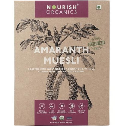 Nourish Organics Amaranth Muesli, 280 G