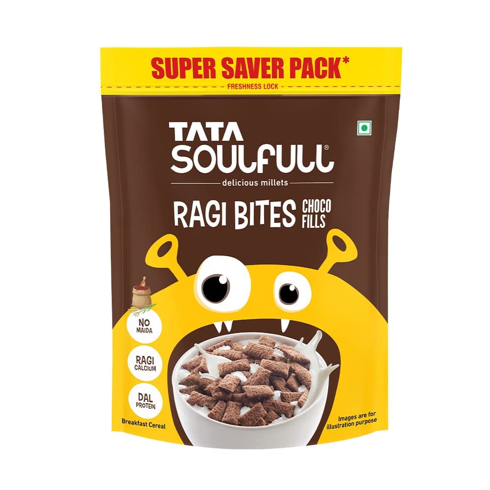 Tata Soulfull Ragi Bites Choco Fills, 1Kg