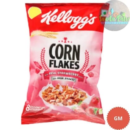 Kelloggs Corn Flakes With Real Strawberry Puree, 26G