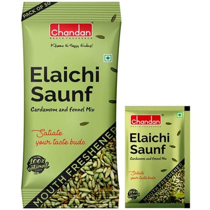 Chandan Mukhwas Elaichi Saunf, 100 G Pouch