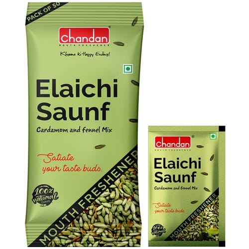 Chandan Mukhwas Elaichi Saunf, 100 G Pouch