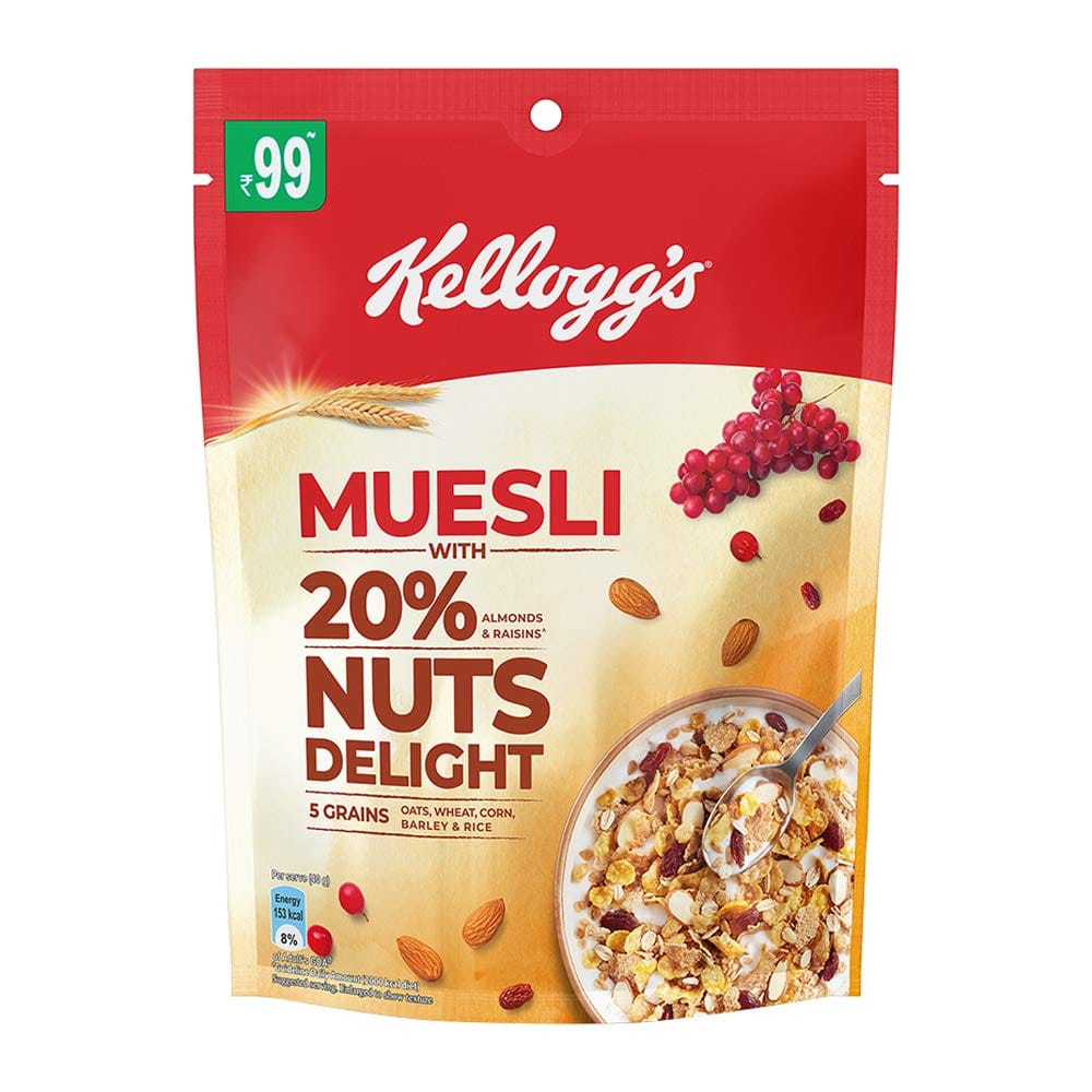 Kellogg's Muesli, Nuts Delight, 150G
