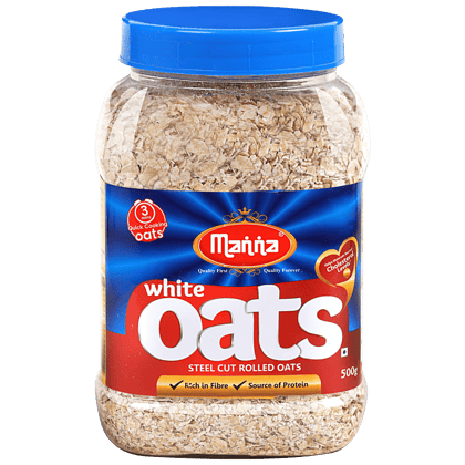 Manna Steel Cut Oats, Gluten Free, 500 G Jar