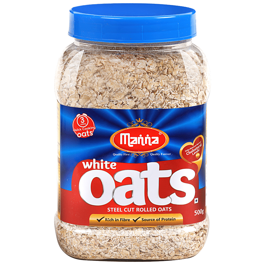 Manna Steel Cut Oats, Gluten Free, 500 G Jar