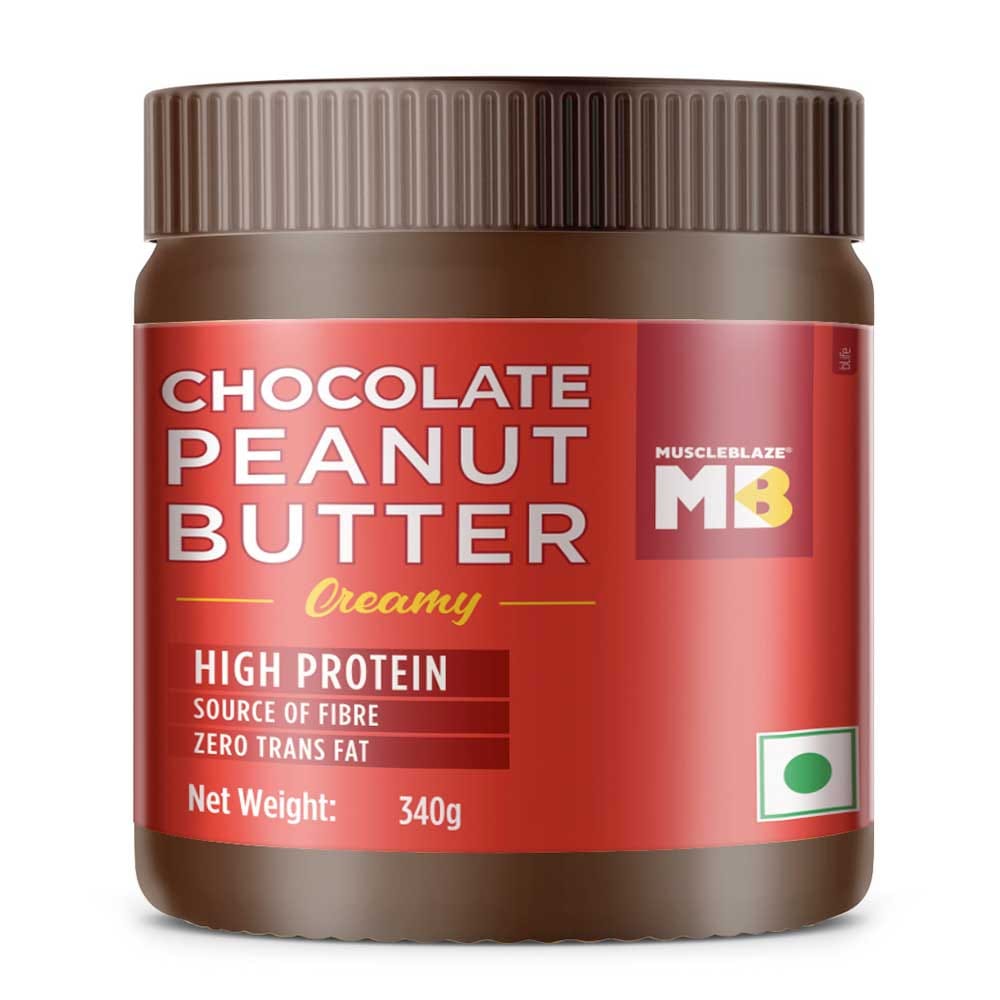 Muscleblaze Chocolate Peanut Butter, 0.340Kg, Creamy