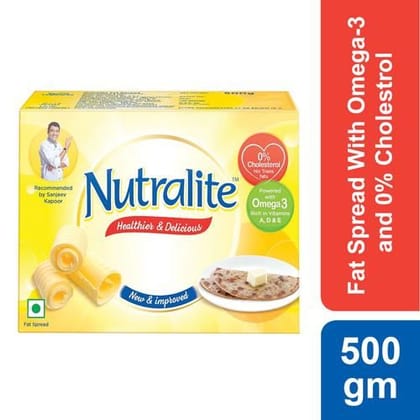 Nutralite Healthier & Delicious Fat Spread, 500 G Carton