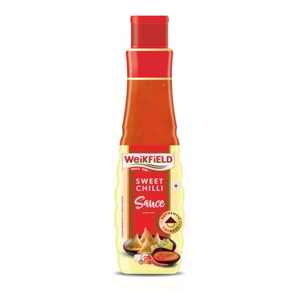 Weikfield Sweet Chilli Sauce, Makes For A Delicious Sauce Or Dip, Authentic Taste, 100% Vegetarian, 400G Bottle